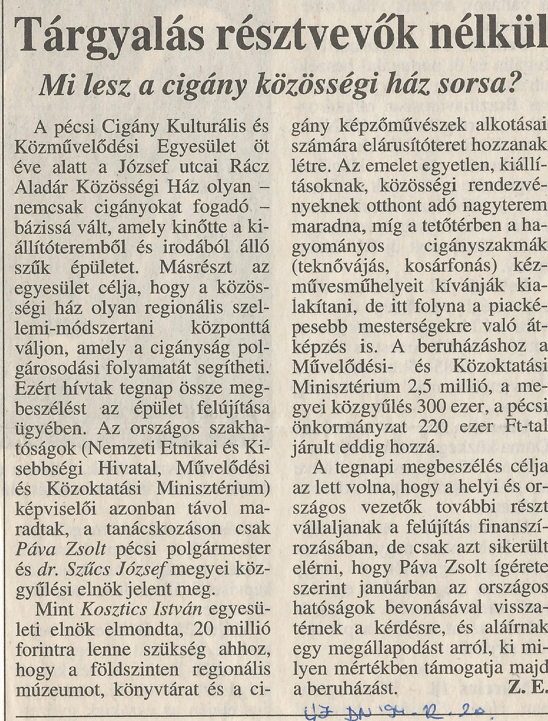 Tárgyalás résztvevők nékül