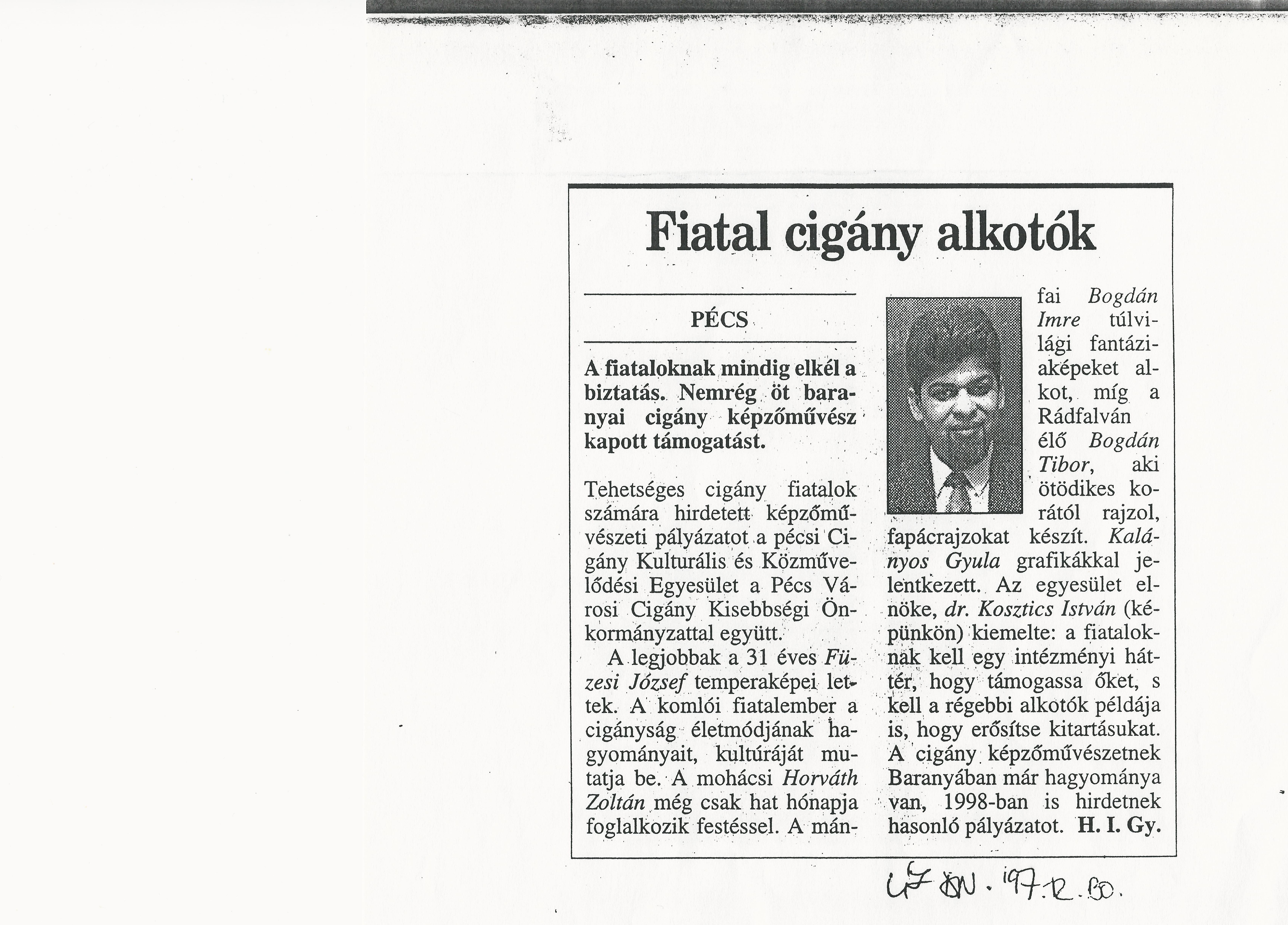 Fiatal cigány alkotók