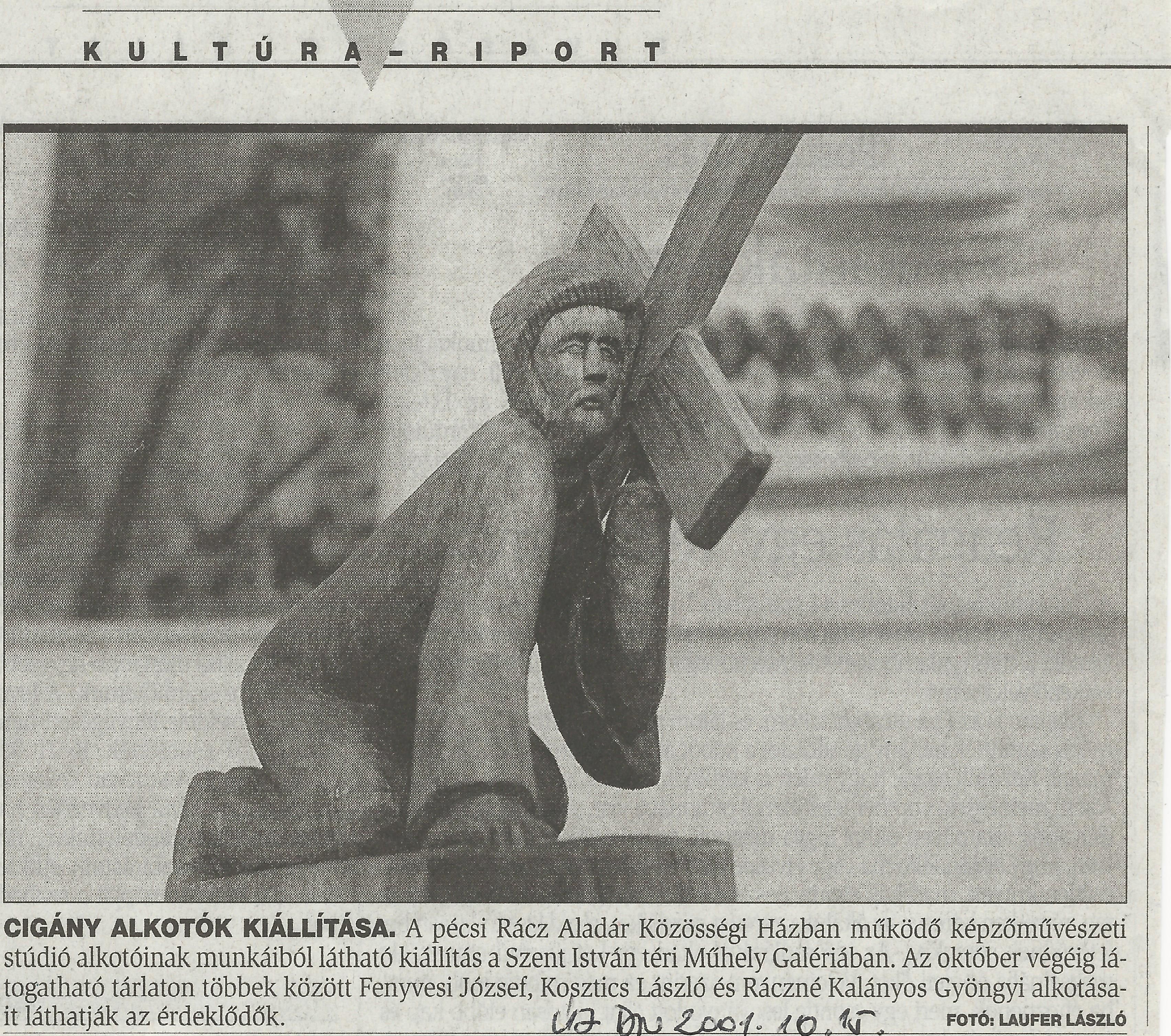 Cigány alkotók kiállítása