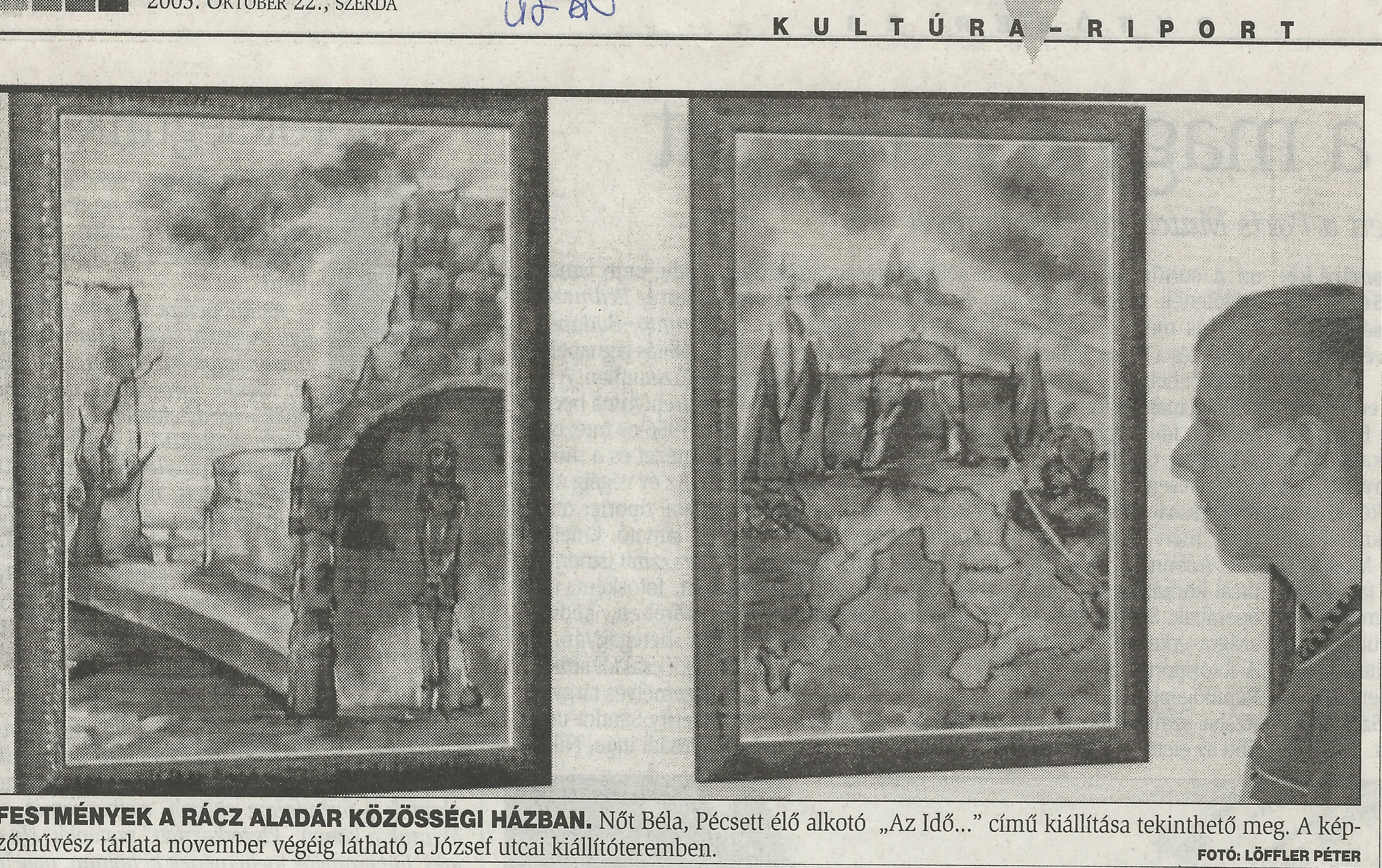 Festmények a Rácz Aladár Közösségi Házban