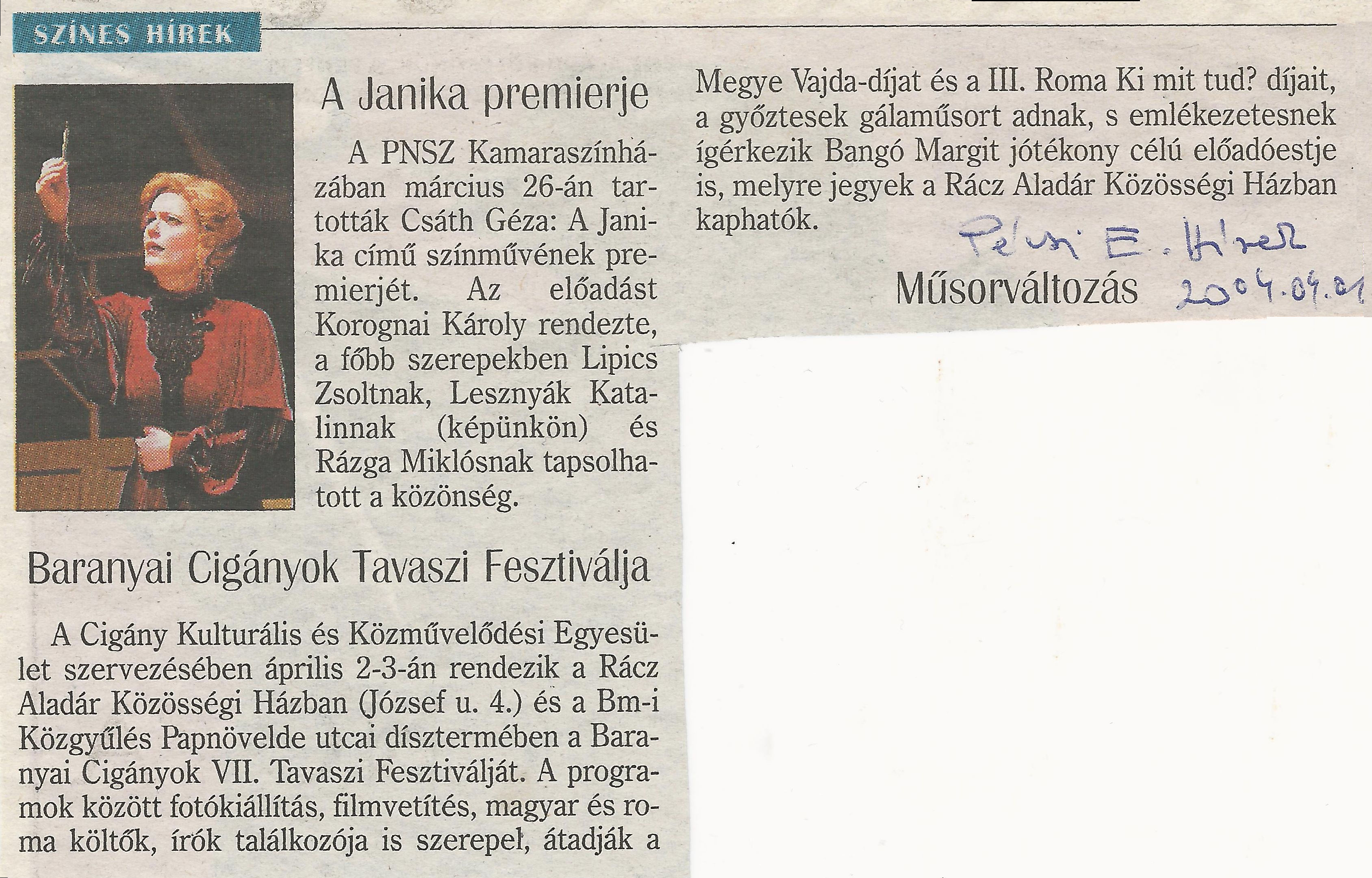 Baranyai Cigányok VII.Tavaszi fesztiválja