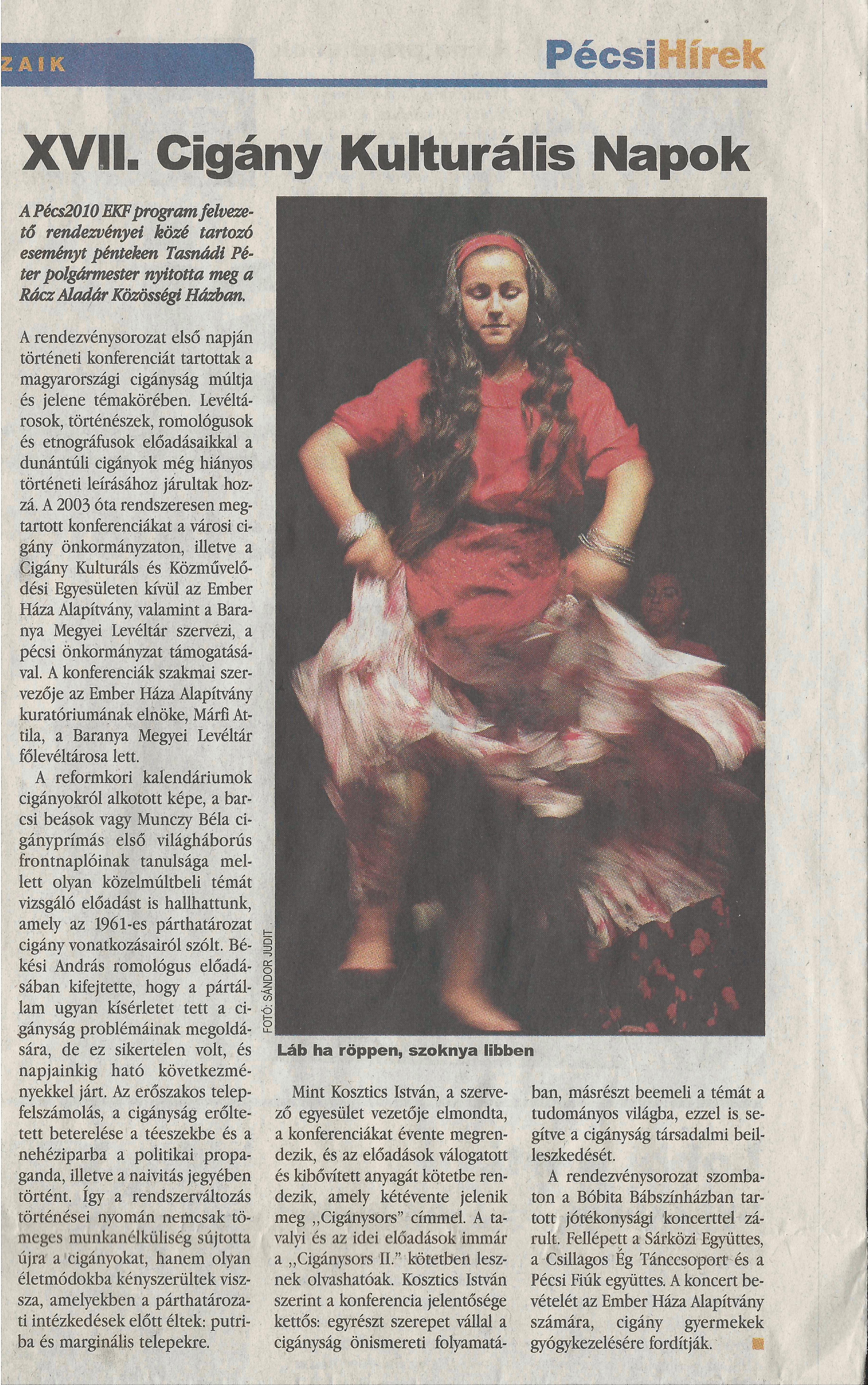 XVII.Cigány Kulturális Napok