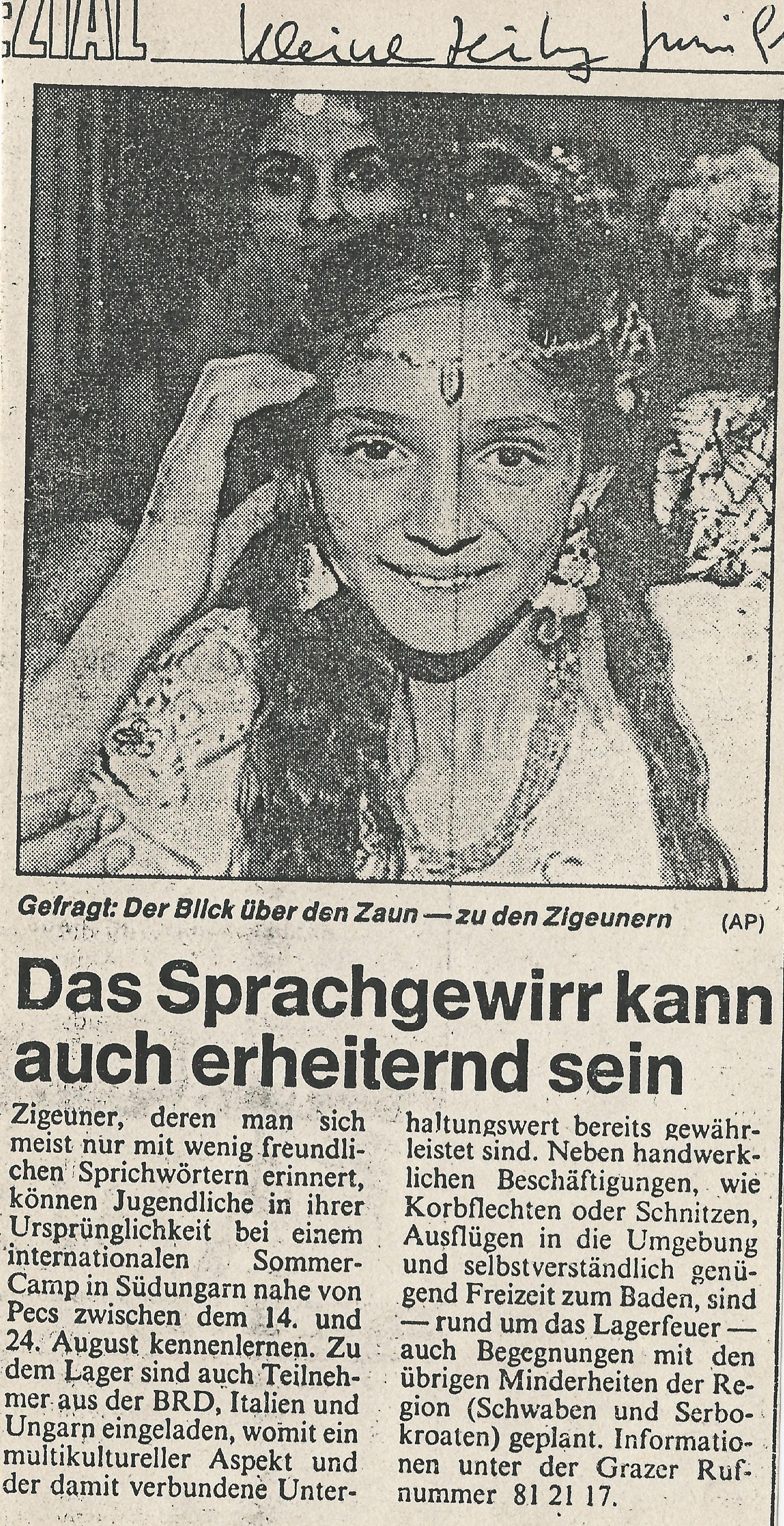 Sommer-Camp in Südungarn nahe von Pécs zwischen