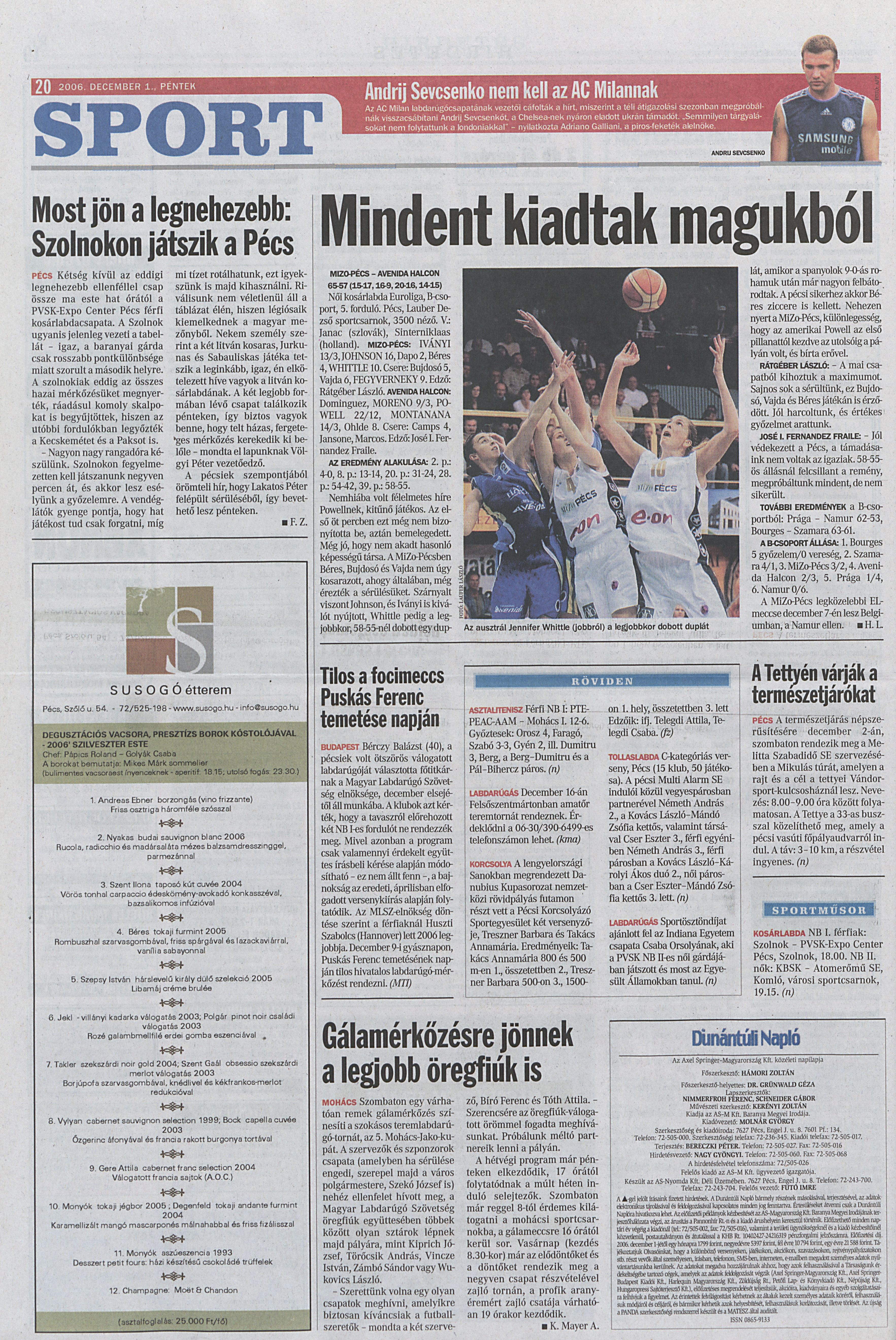MiZo-Pécs - Halcon Avenida Salamanca 65-57