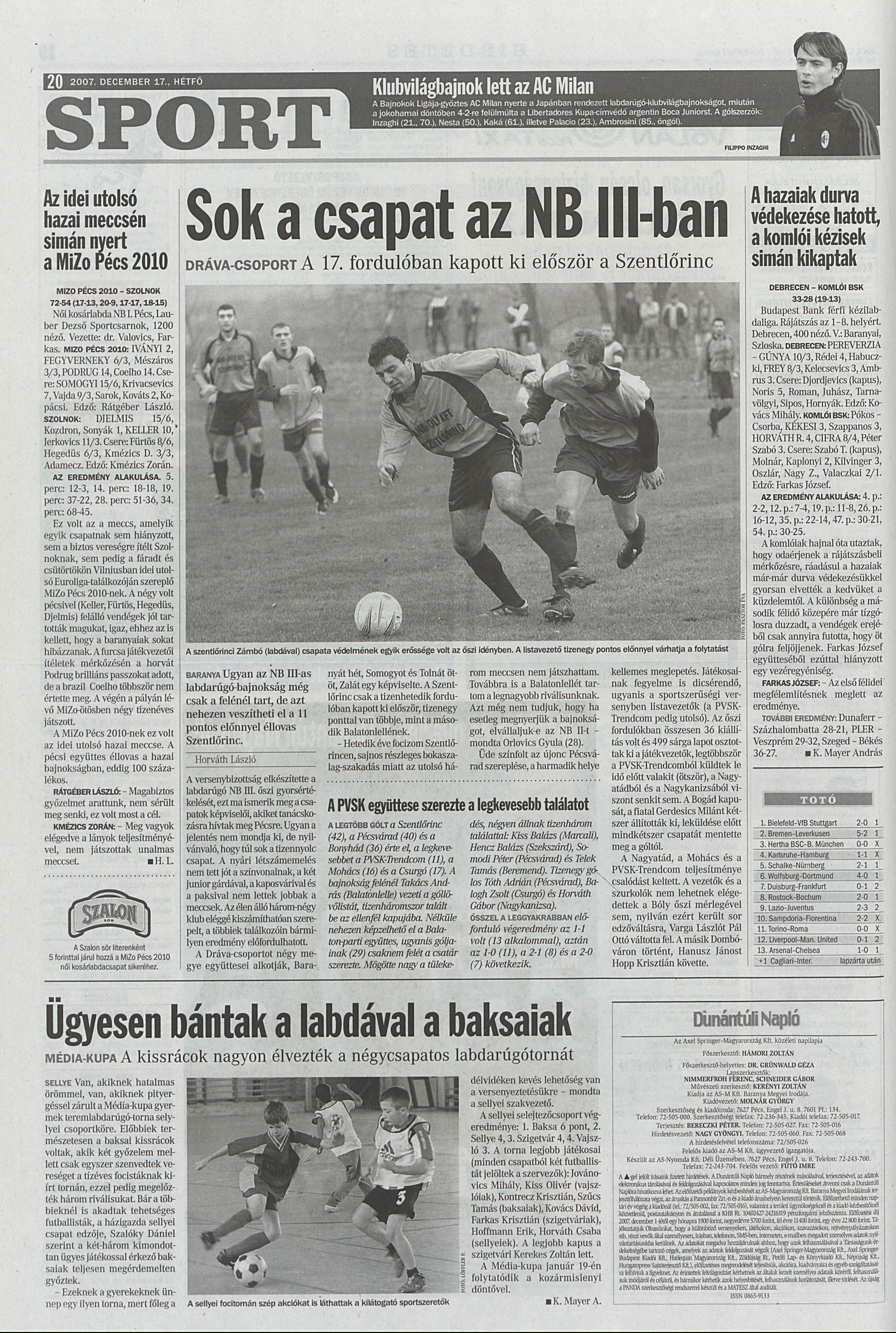 MiZo-Pécs 2010 - Szolnoki NKK 53-84
