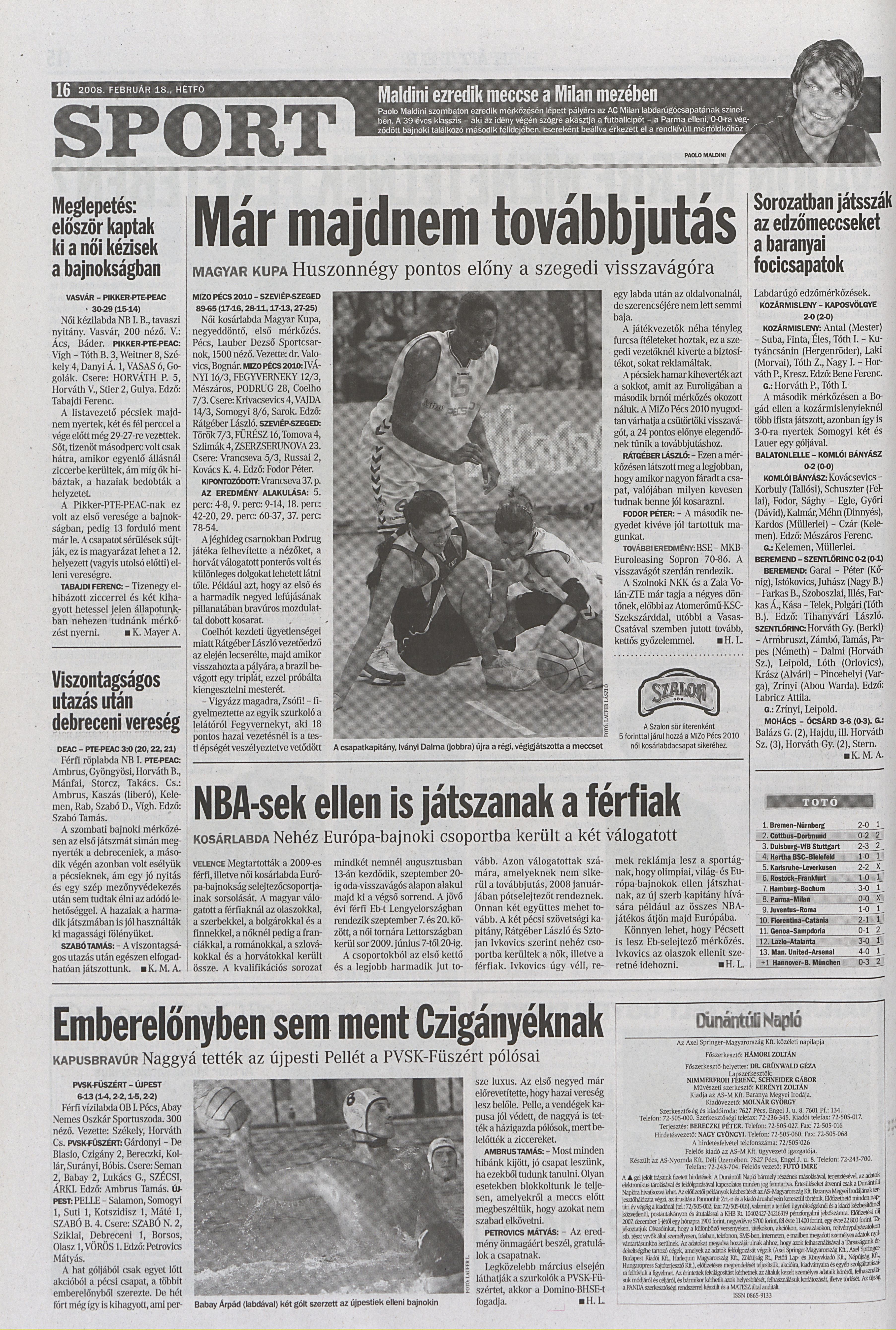 MiZo-Pécs 2010 - Szeviép-Szeged 89-65