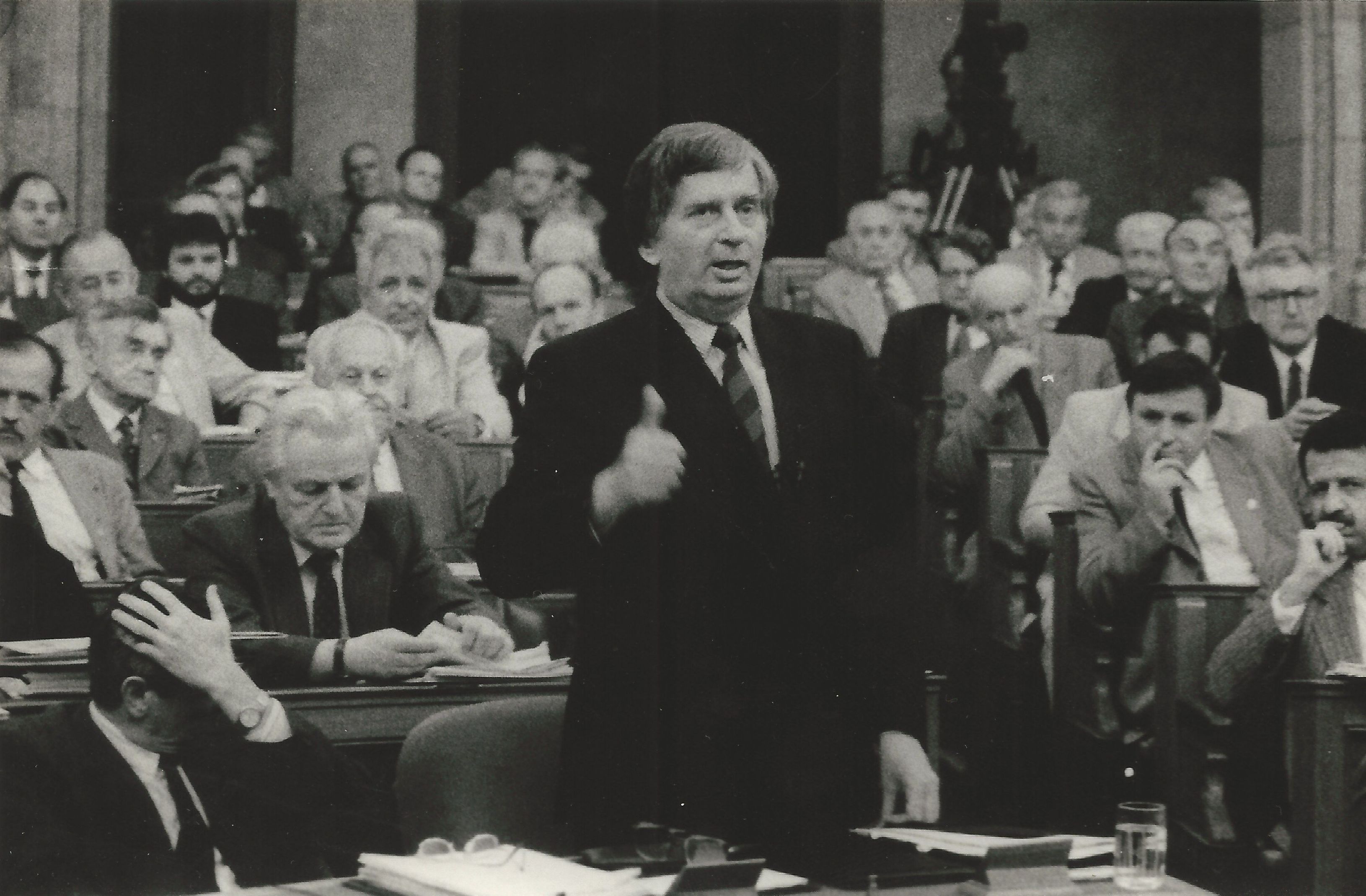 Antall József miniszterelnök a Parlamentben