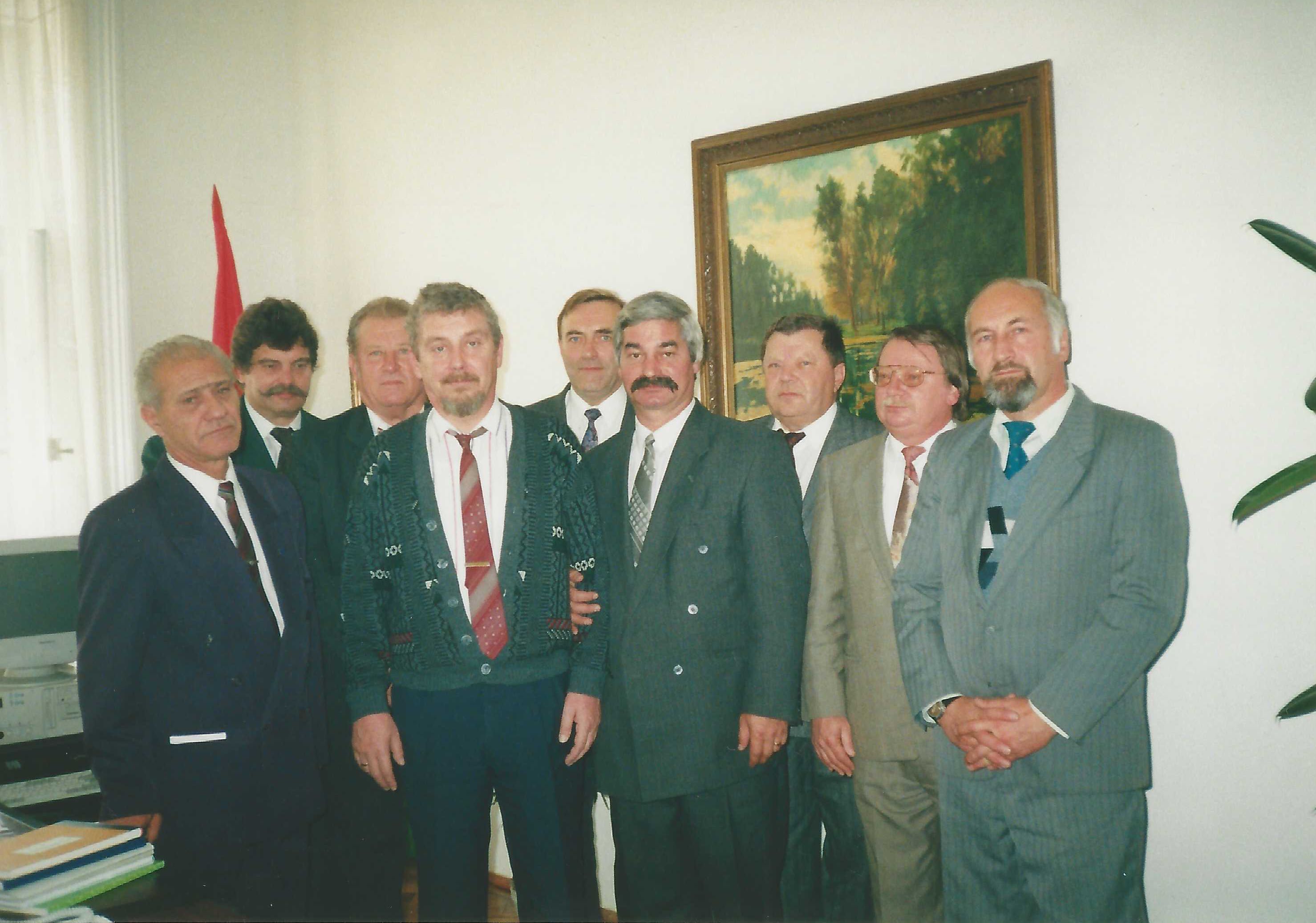 Rendezvényen készült csoportkép a Polgármesteri Irodában
